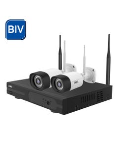 Kit Segurança NVR 8CH HD500GB Wi-Fi 2 Câmeras VTV