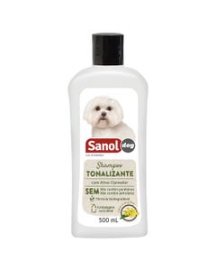 Shampoo para Cães de Pelos Claros Sanol Dog 500ml