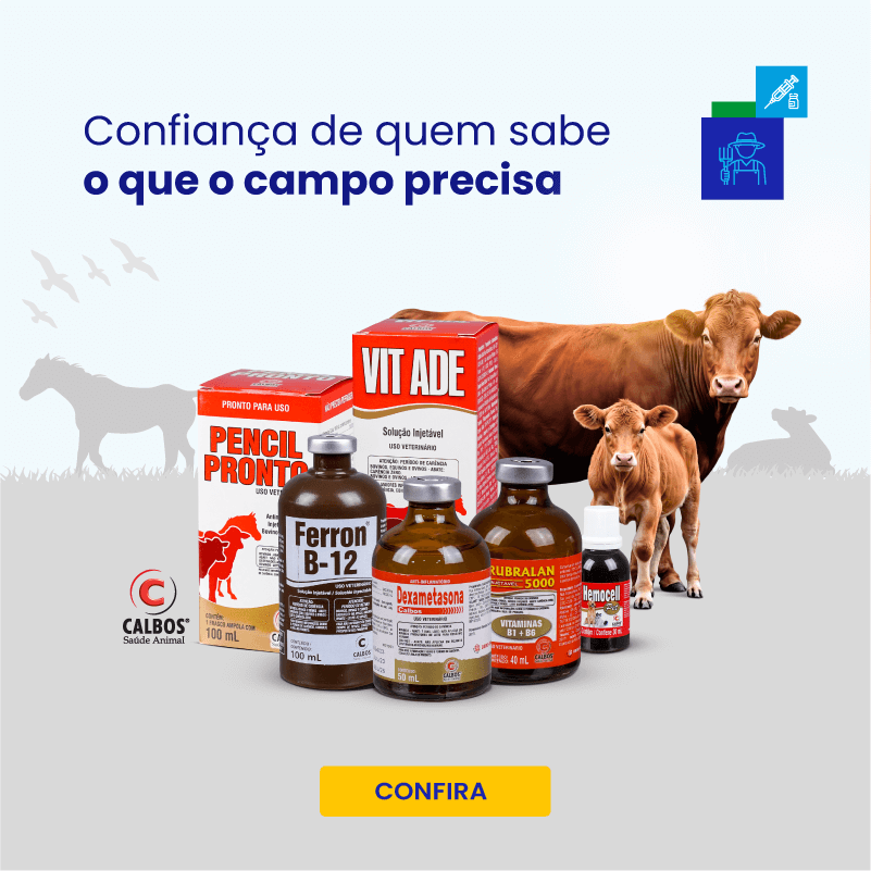 Calbos: Confiança de quem sabe o que o campo precisa. Clique para conferir os produtos da marca!