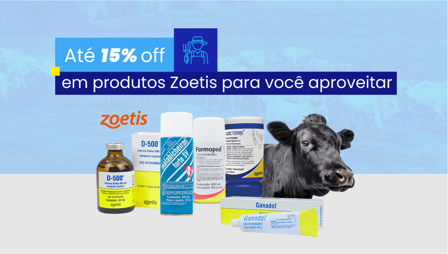 Até 15%OFF em produtos Zoetis para você aproveitar! Até 15%OFF em produtos Zoetis para você aproveitar!