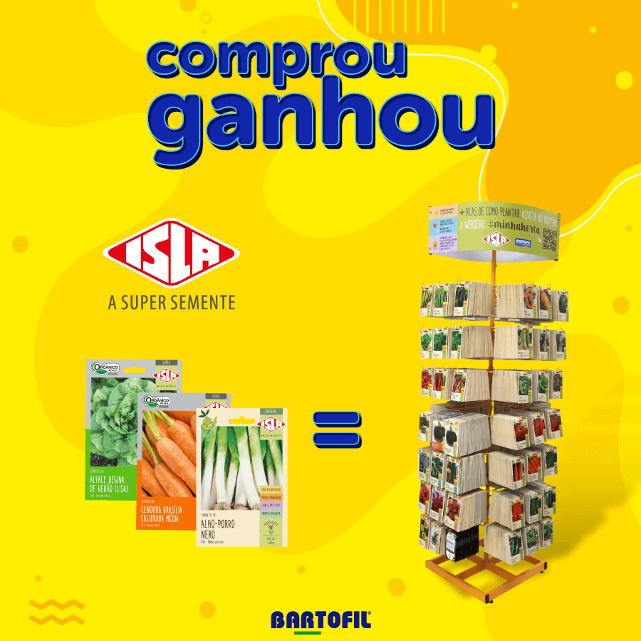 Banner da Promoção Comprou Ganhou, Isla