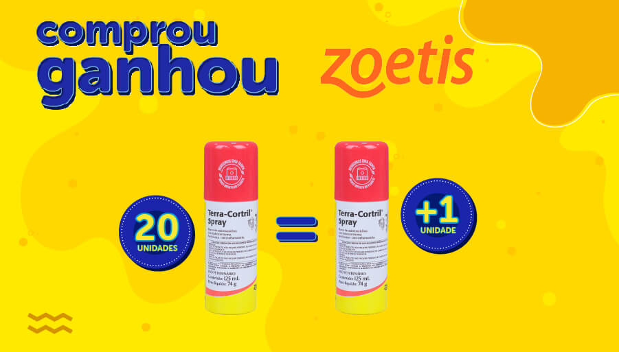 Banner da Promoção Comprou Ganhou, Terra-Cortril-Spray