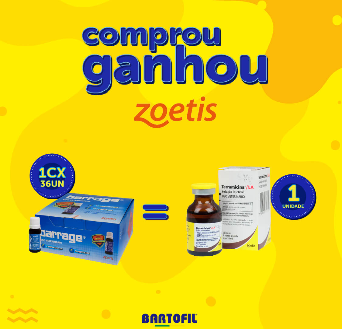 Promoção COMPROU, GANHOU ZOETIS