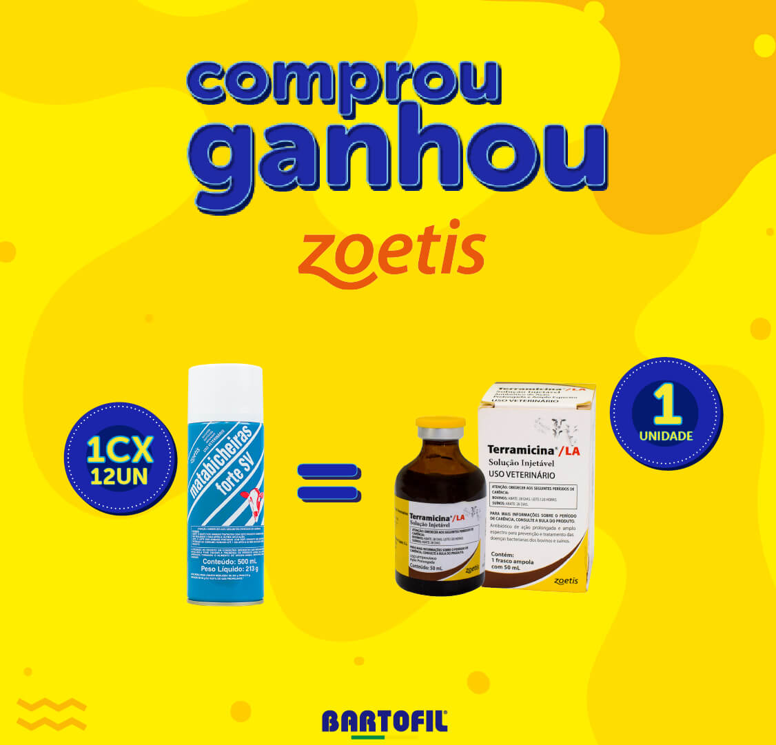 Promoção COMPROU, GANHOU ZOETIS