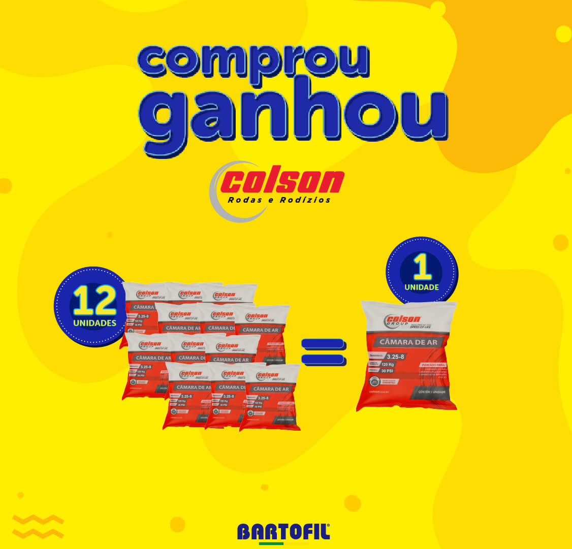 Banner da Promoção Comprou Ganhou, COLSON