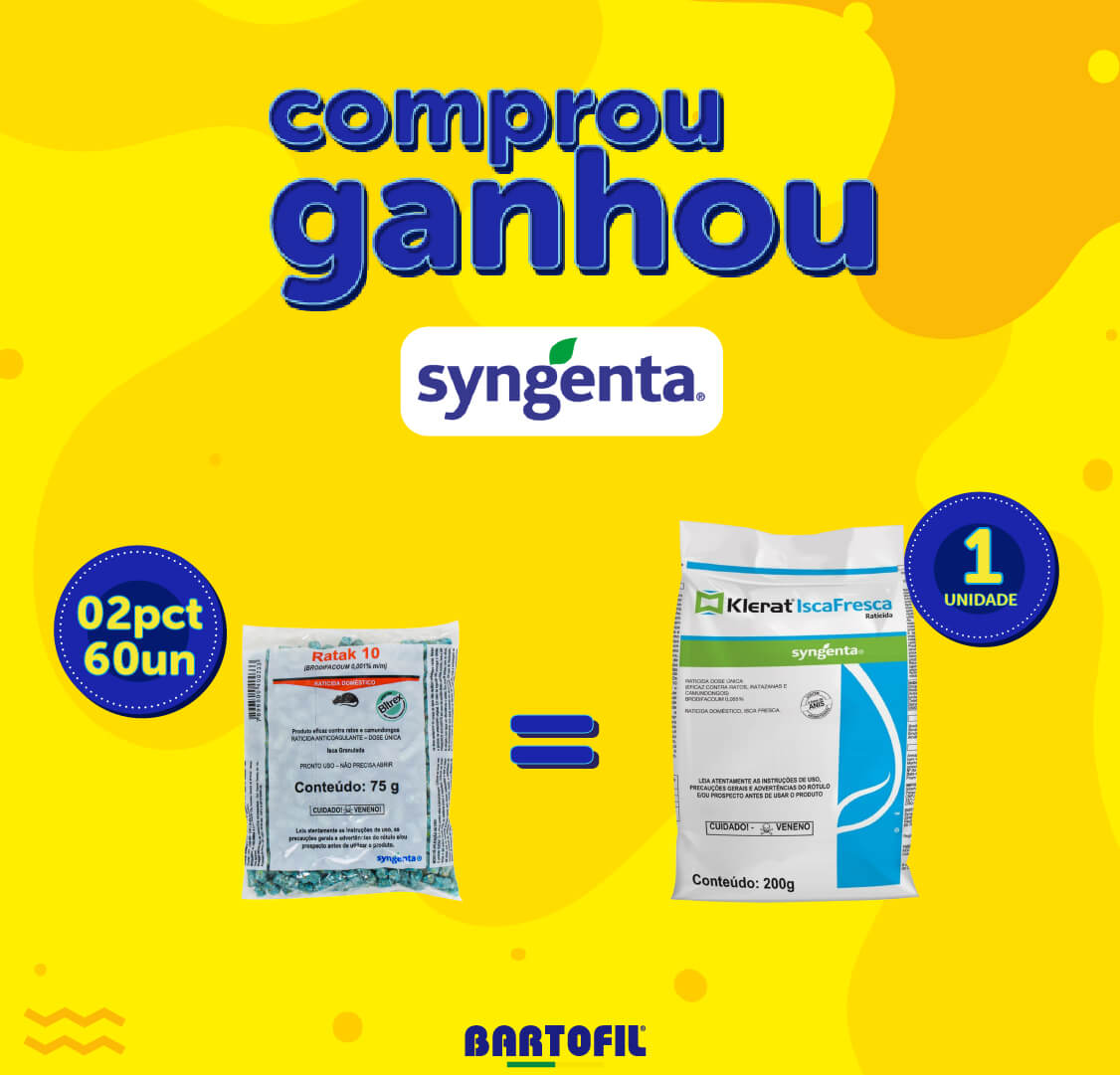 Banner da Promoção Comprou Ganhou, SYNGENTA