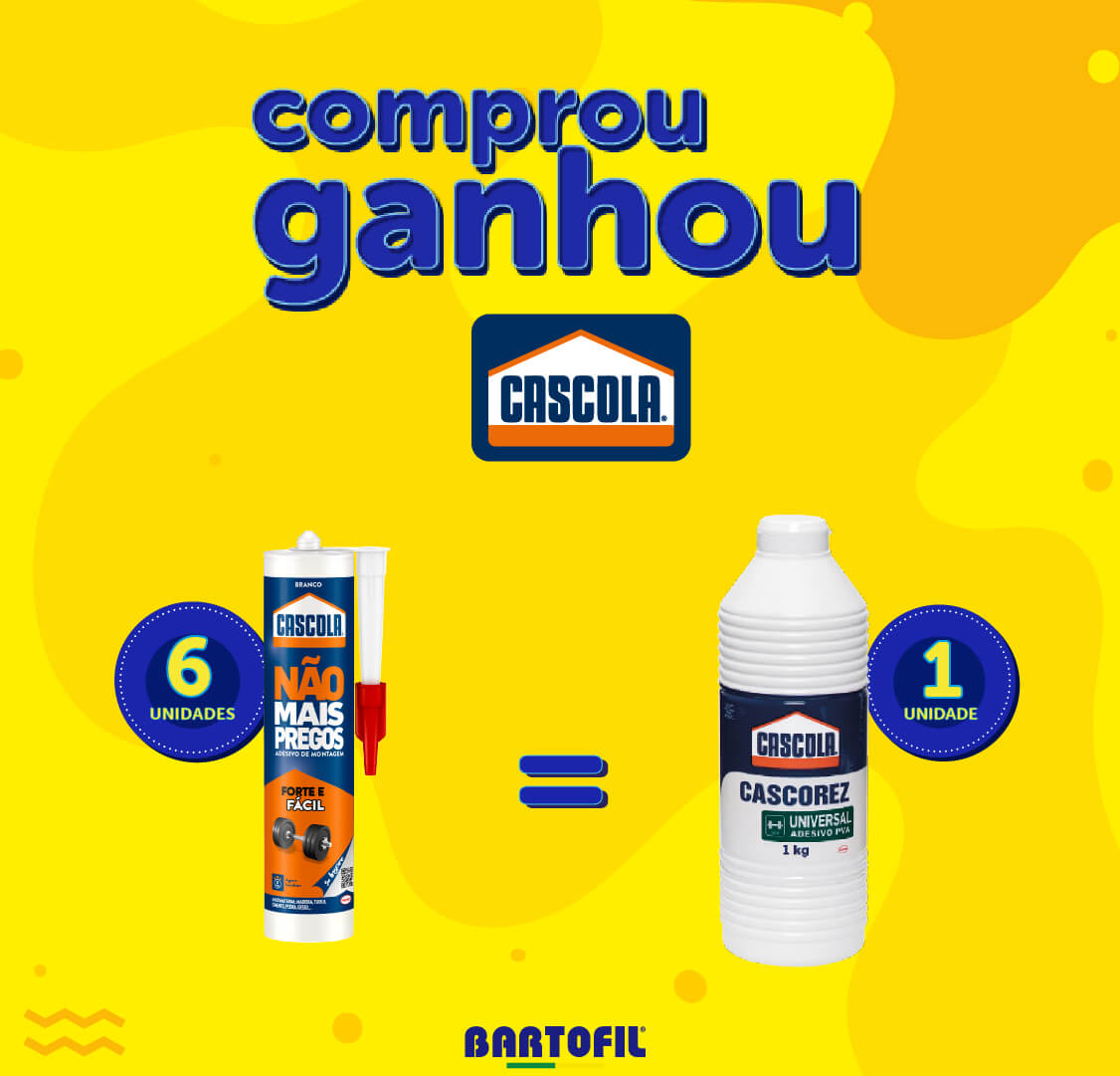 Promoção COMPROU, GANHOU CASCOLA