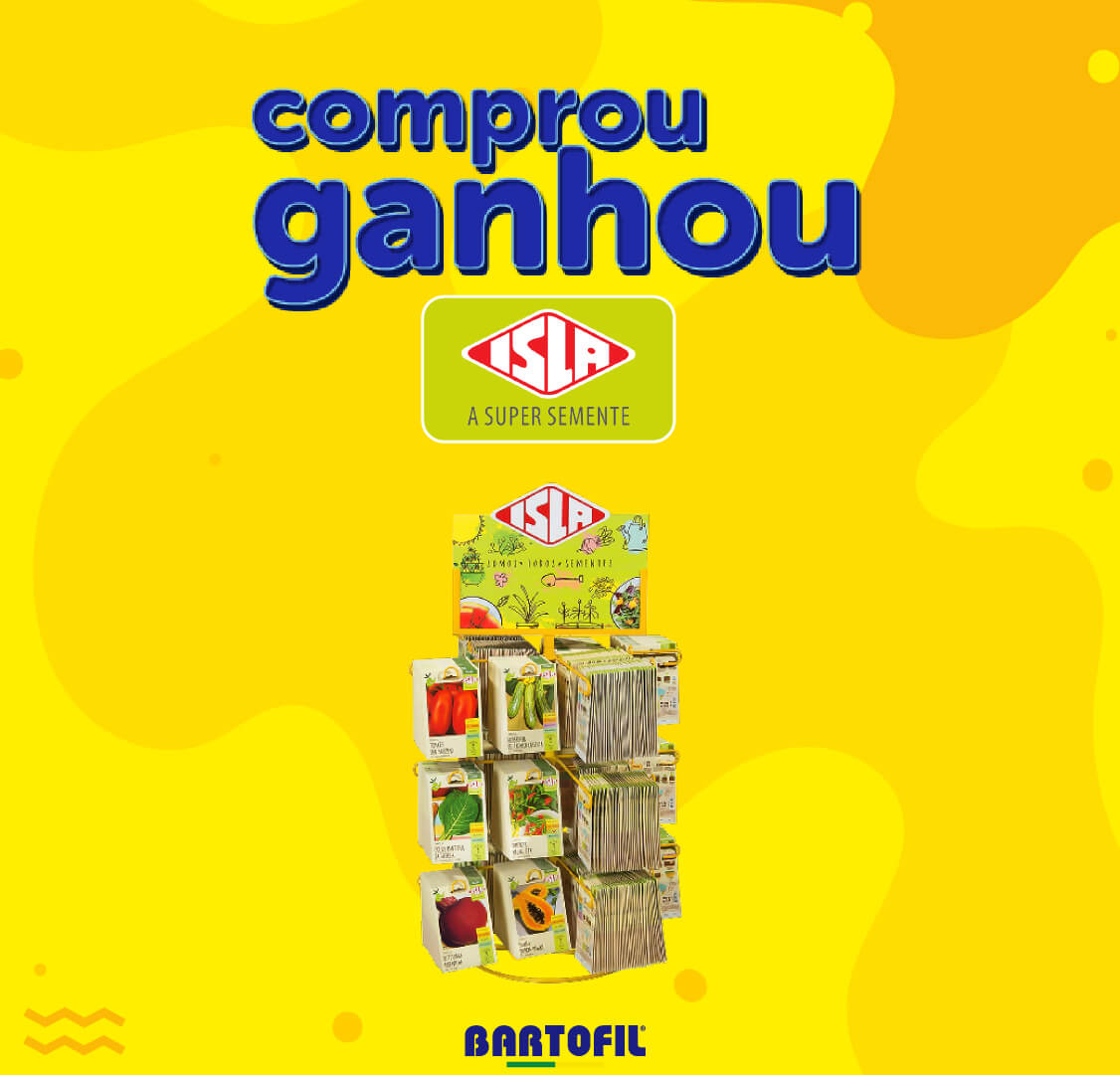 Banner da Promoção Comprou Ganhou, ISLA