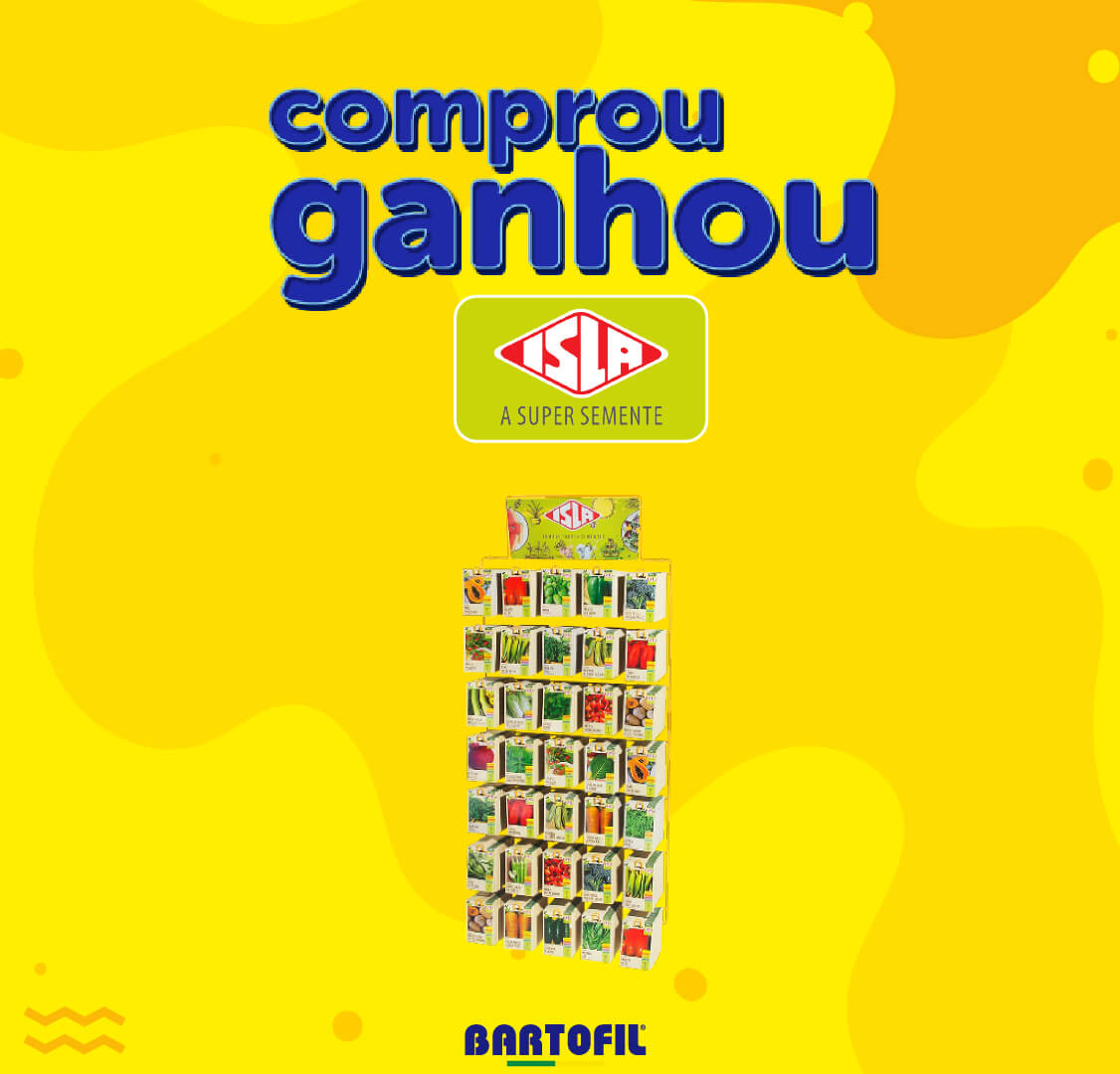 Banner da Promoção Comprou Ganhou, ISLA