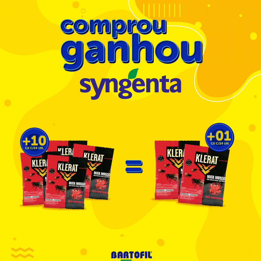 Banner da Promoção Comprou Ganhou produtos Syngenta