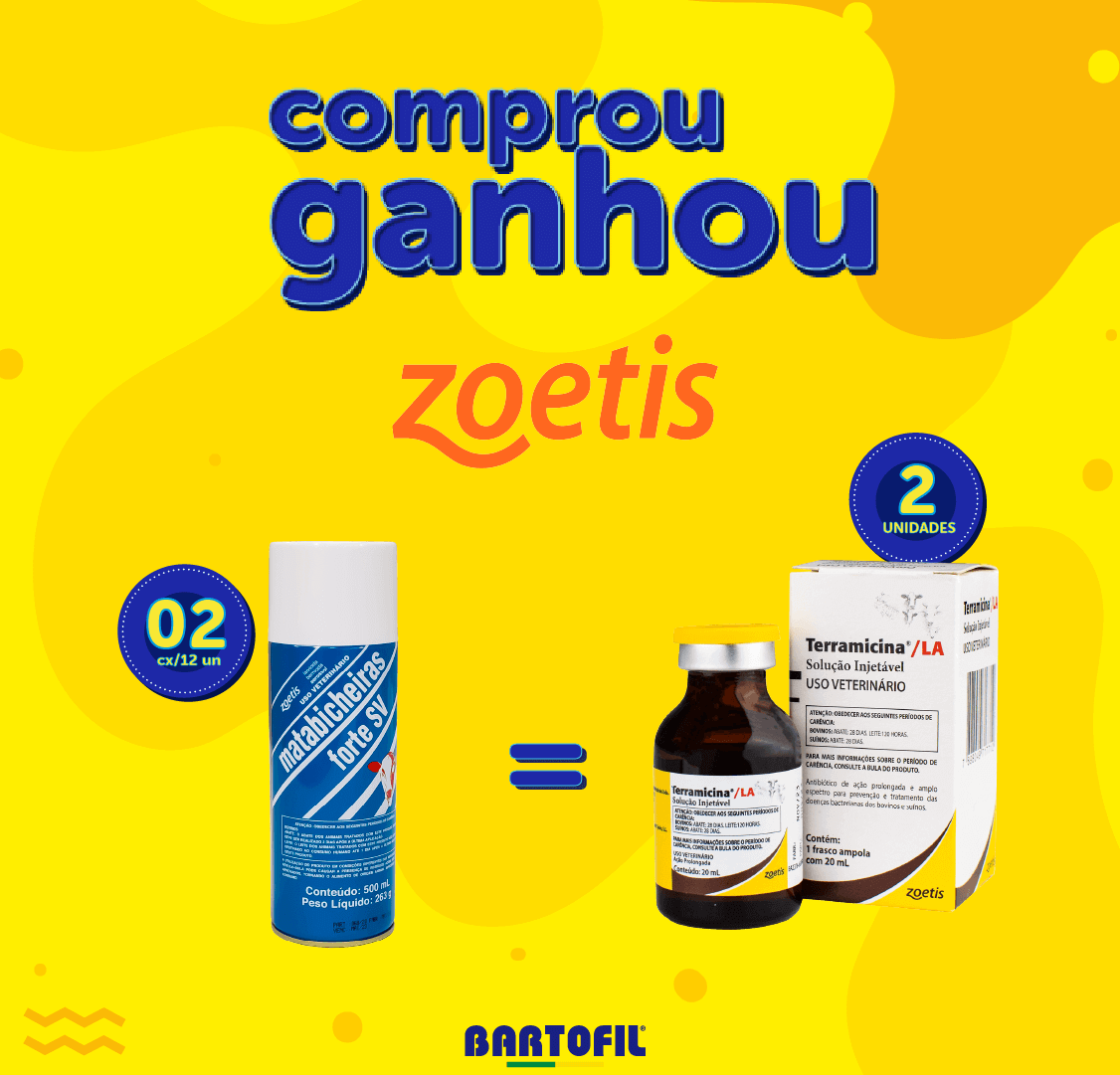 Banner da Promoção Comprou Ganhou, ZOETIS